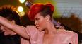 Rihanna performing live