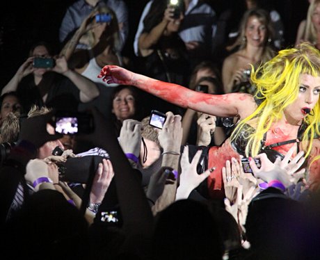 Lady Gaga Crowd Surfing - Lady Gaga Age