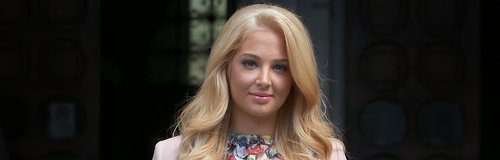 Tulisa at the Royal Courts of Justice 