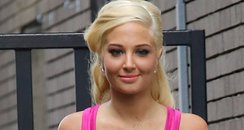 Tulisa in London weraing a short skirt