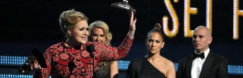 Adele wins at the Grammy Awards 2013