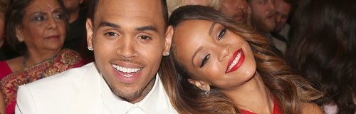 Rihanna and Chris Brown at the Grammy Awards 2013