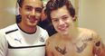 Harry Styles and Danny Simpson