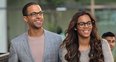Rochelle Wiseman and Marvin Humes with their baby