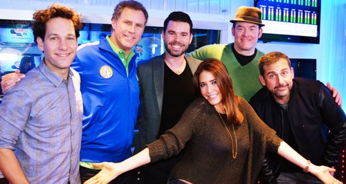 Anchorman 2 Cast with Dave and Lisa