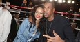 Rihanna and Jay Z attend 2015 Throne Boxing Fight 