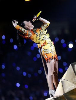 Katy Perry at the Super Bowl