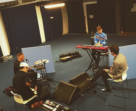 Rixton rehearsing