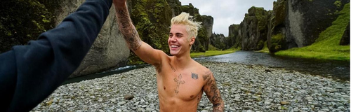Justin Bieber Topless 