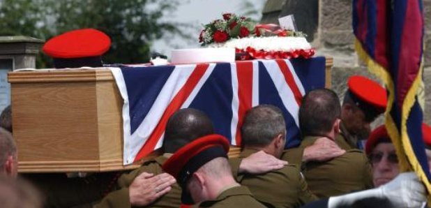 Russell Aston's funeral