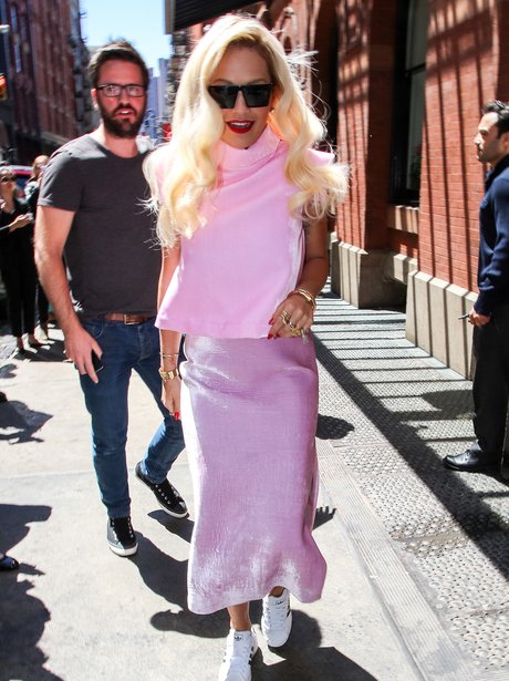 Rita Ora Goes For An All Pink Outfit In New York - Pictures Of The Week ...