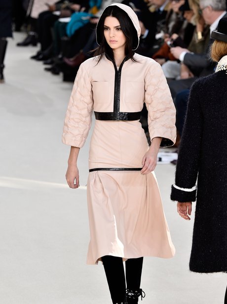 Kendall Jenner opens the Chanel catwalk during Paris Fashion Week and ...